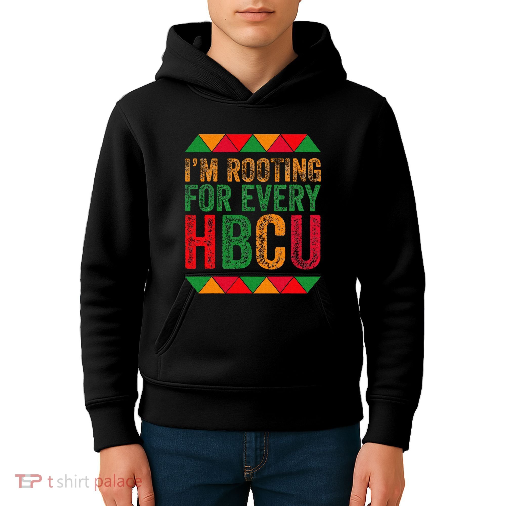 Black History Month IM Rooting For Every Hbcu Juneth Kids Hoodie