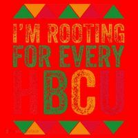 Black History Month IM Rooting For Every Hbcu Juneth Santa Hat thumb 1