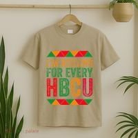 Black History Month IM Rooting For Every Hbcu Juneth T-Shirt thumb 2