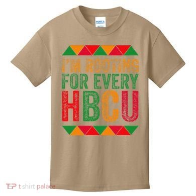Black History Month IM Rooting For Every Hbcu Juneth Kids T-Shirt