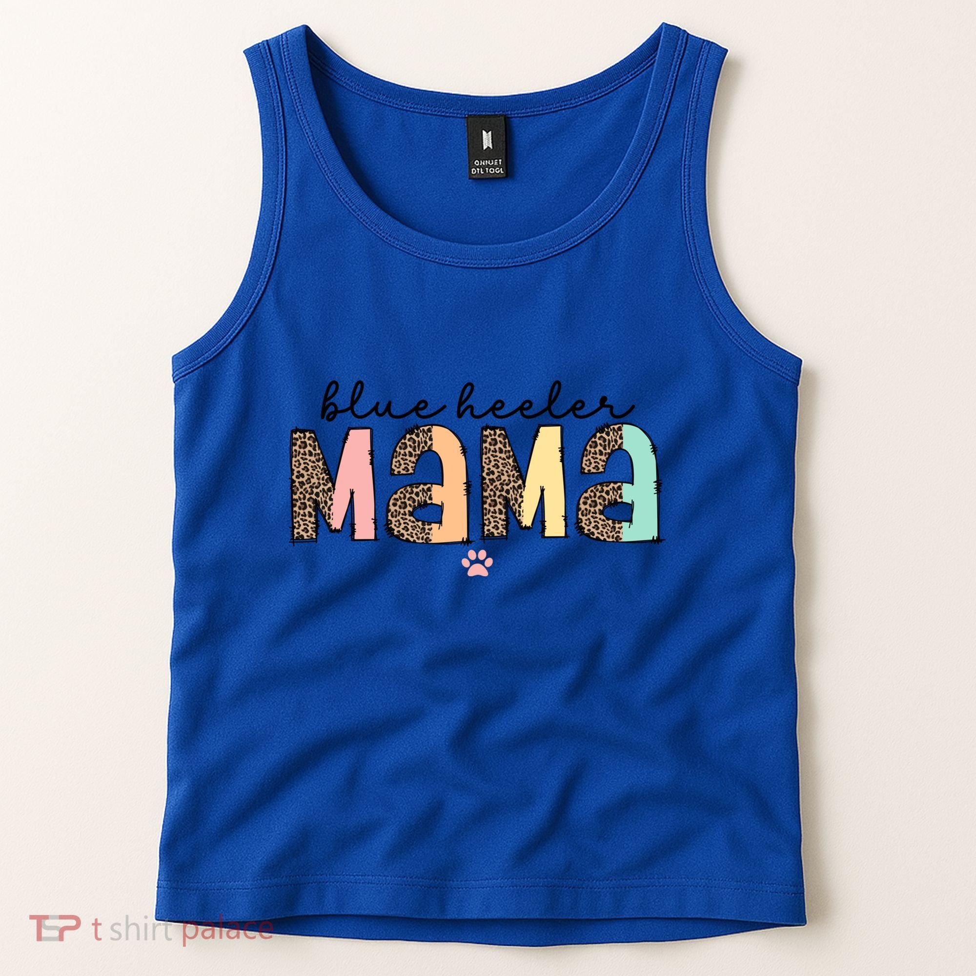 Blue Heeler Mama Mom Blue Australian Cattle Dog Gift Tank Top