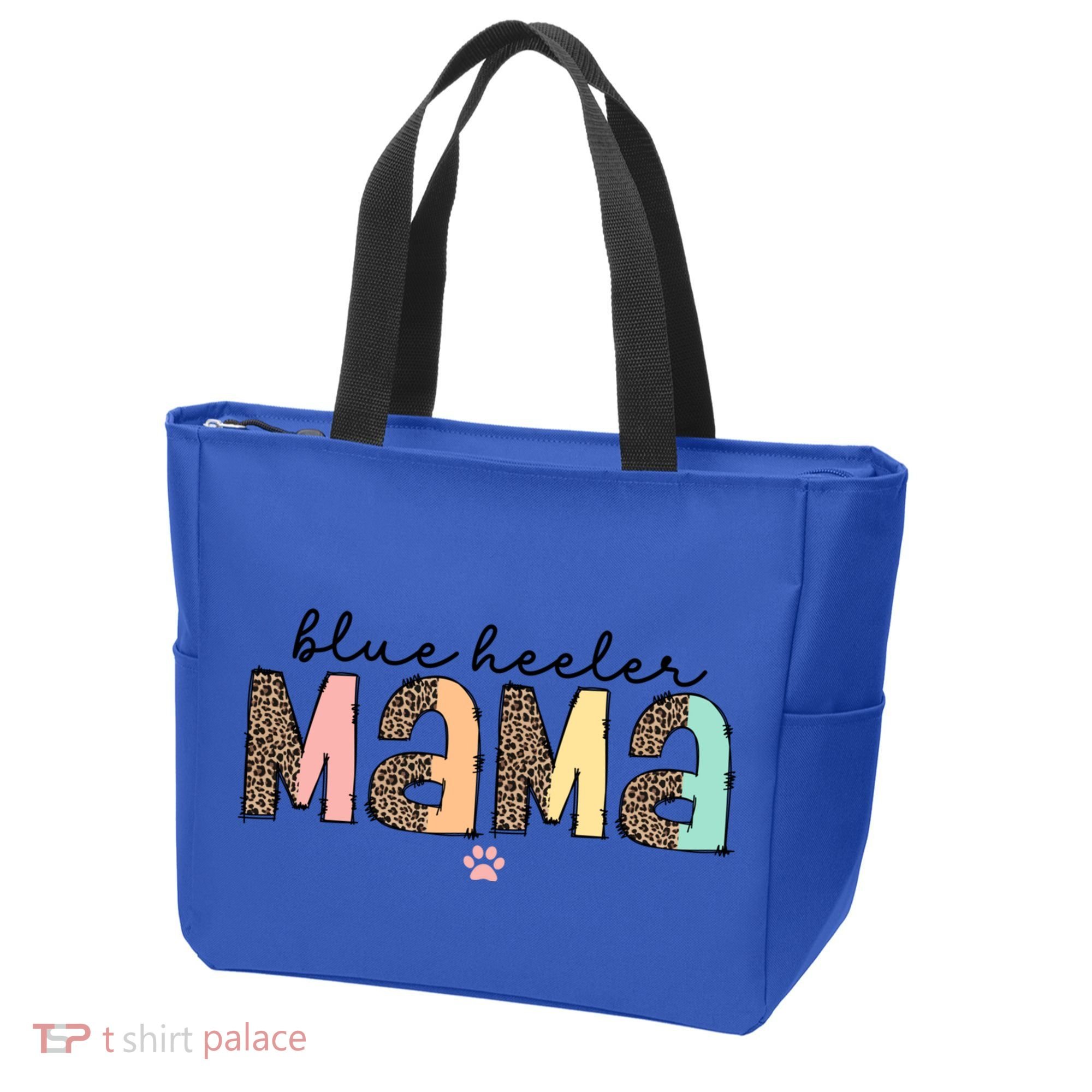 Blue Heeler Mama Mom Blue Australian Cattle Dog Gift Tote Bag