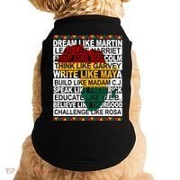 Black History Month Dream Like African Leader Doggie Tank thumb 0