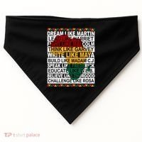 Black History Month Dream Like African Leader USA-Made Doggie Bandana thumb 0