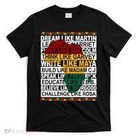 Black History Month Dream Like African Leader T-Shirt thumb 0