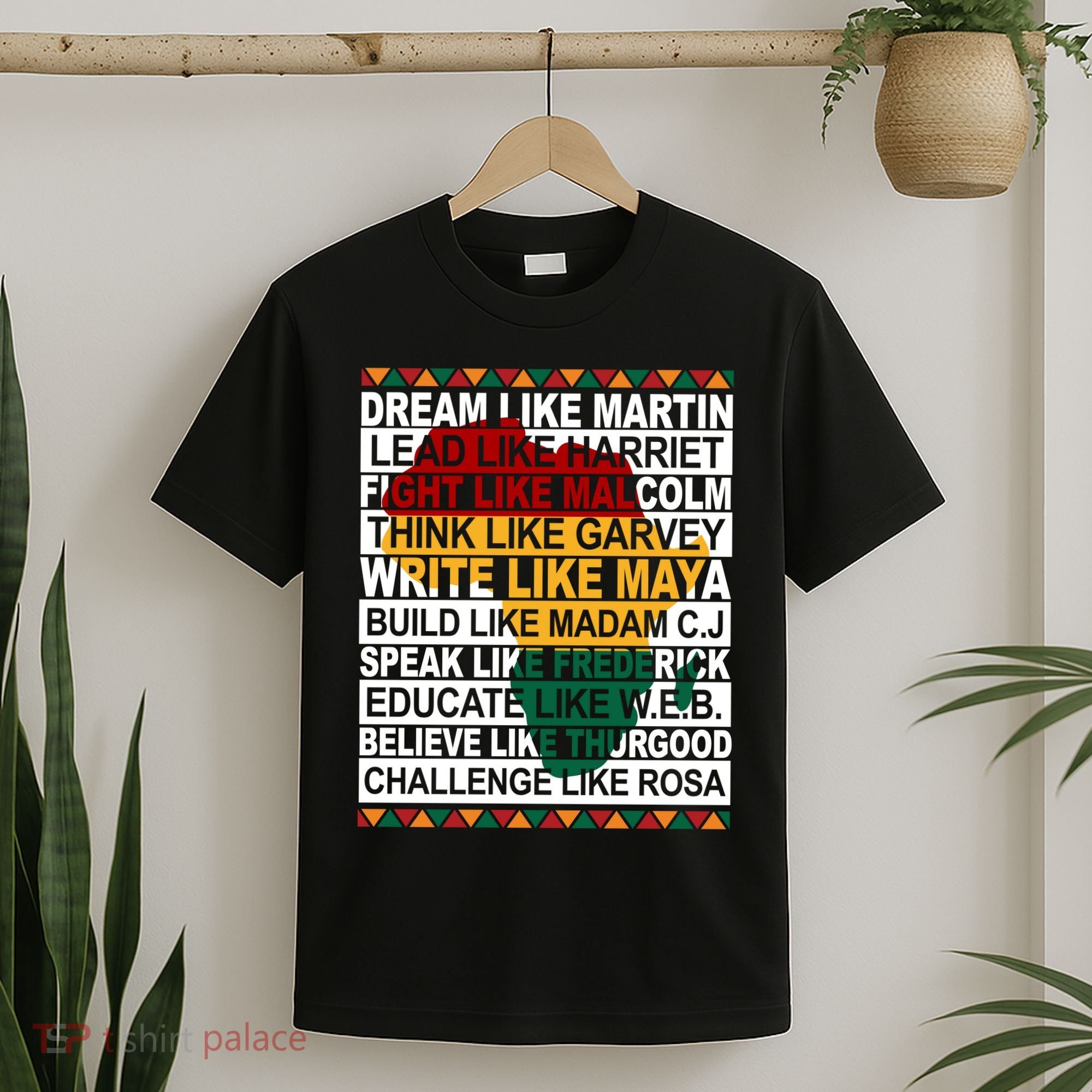 Black History Month Dream Like African Leader T-Shirt