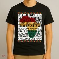 Black History Month Dream Like African Leader T-Shirt thumb 3