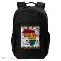 Black History Month Dream Like African Leader Backpack thumb 0