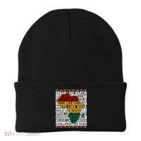 Black History Month Dream Like African Leader Beanie thumb 0