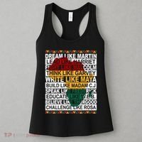 Black History Month Dream Like African Leader Women's Tank Top thumb 3