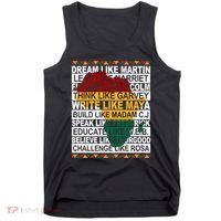 Black History Month Dream Like African Leader Tank Top thumb 0