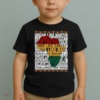 Black History Month Dream Like African Leader Toddler T-Shirt thumb 2
