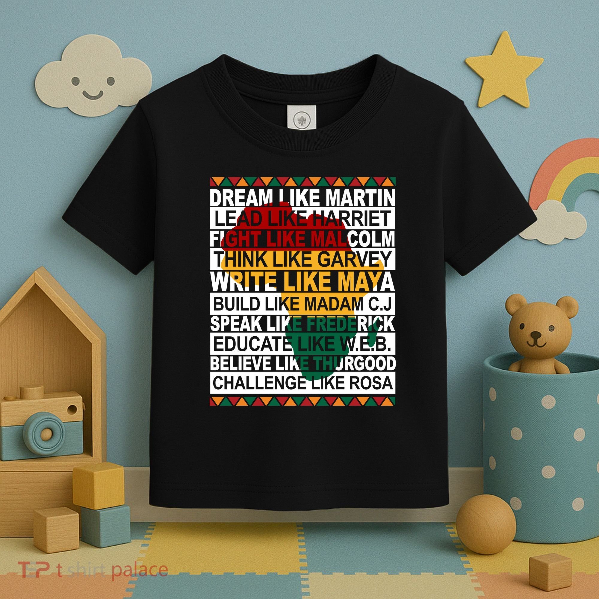 Black History Month Dream Like African Leader Toddler T-Shirt