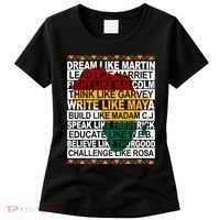 Black History Month Dream Like African Leader Women's T-Shirt thumb 0