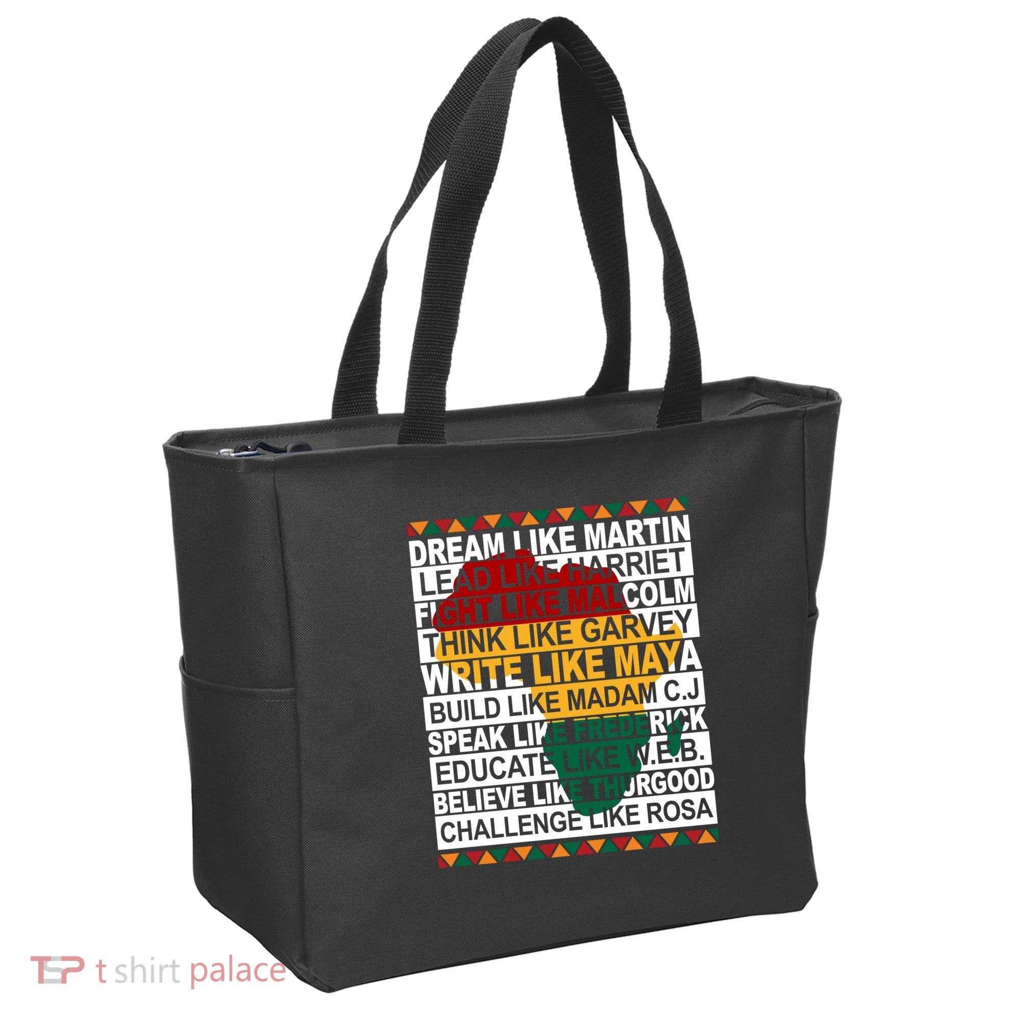 Black History Month Dream Like African Leader Tote Bag