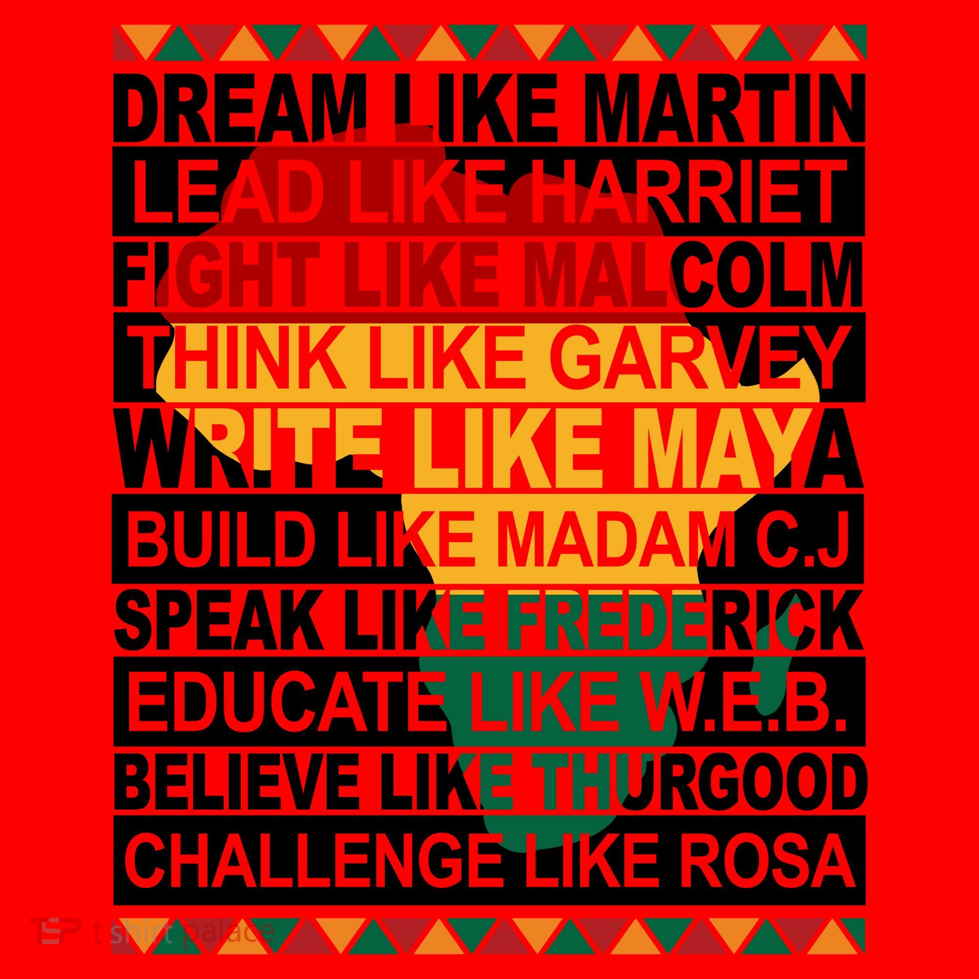 Black History Month Dream Like African Leader Santa Hat