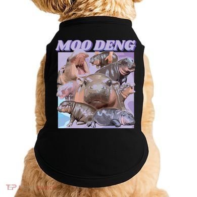 Baby Hippo Moo Deng Doggie Tank