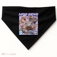 Baby Hippo Moo Deng USA-Made Doggie Bandana thumb 0