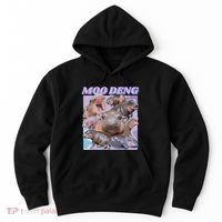 Baby Hippo Moo Deng Hoodie thumb 0