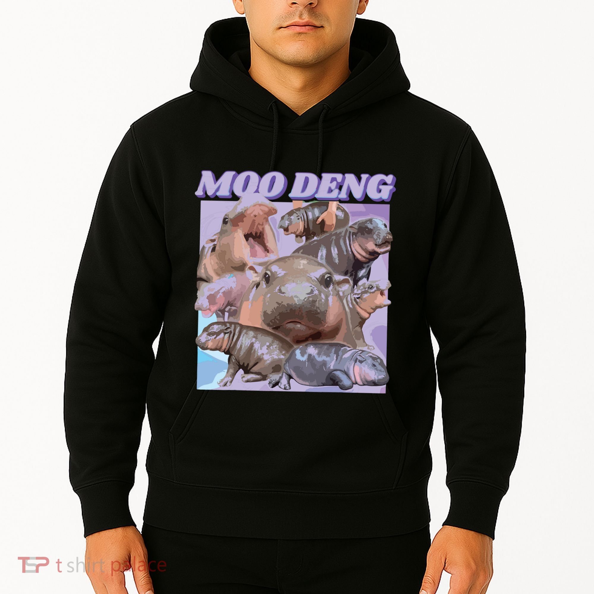 Baby Hippo Moo Deng Hoodie