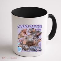 Baby Hippo Moo Deng Coffee Mug thumb 1