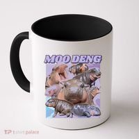 Baby Hippo Moo Deng Coffee Mug thumb 0