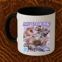Baby Hippo Moo Deng Coffee Mug thumb 2