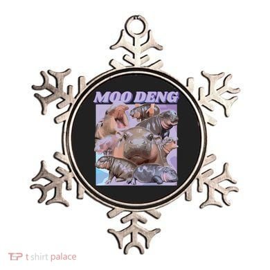 Baby Hippo Moo Deng Ornament
