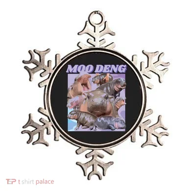 Baby Hippo Moo Deng Ornament