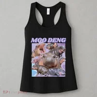 Baby Hippo Moo Deng Women's Tank Top thumb 3