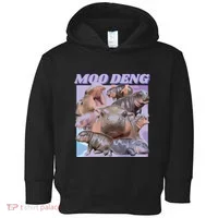 Baby Hippo Moo Deng Toddler Hoodie thumb 0