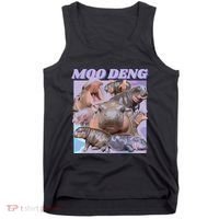 Baby Hippo Moo Deng Tank Top thumb 0
