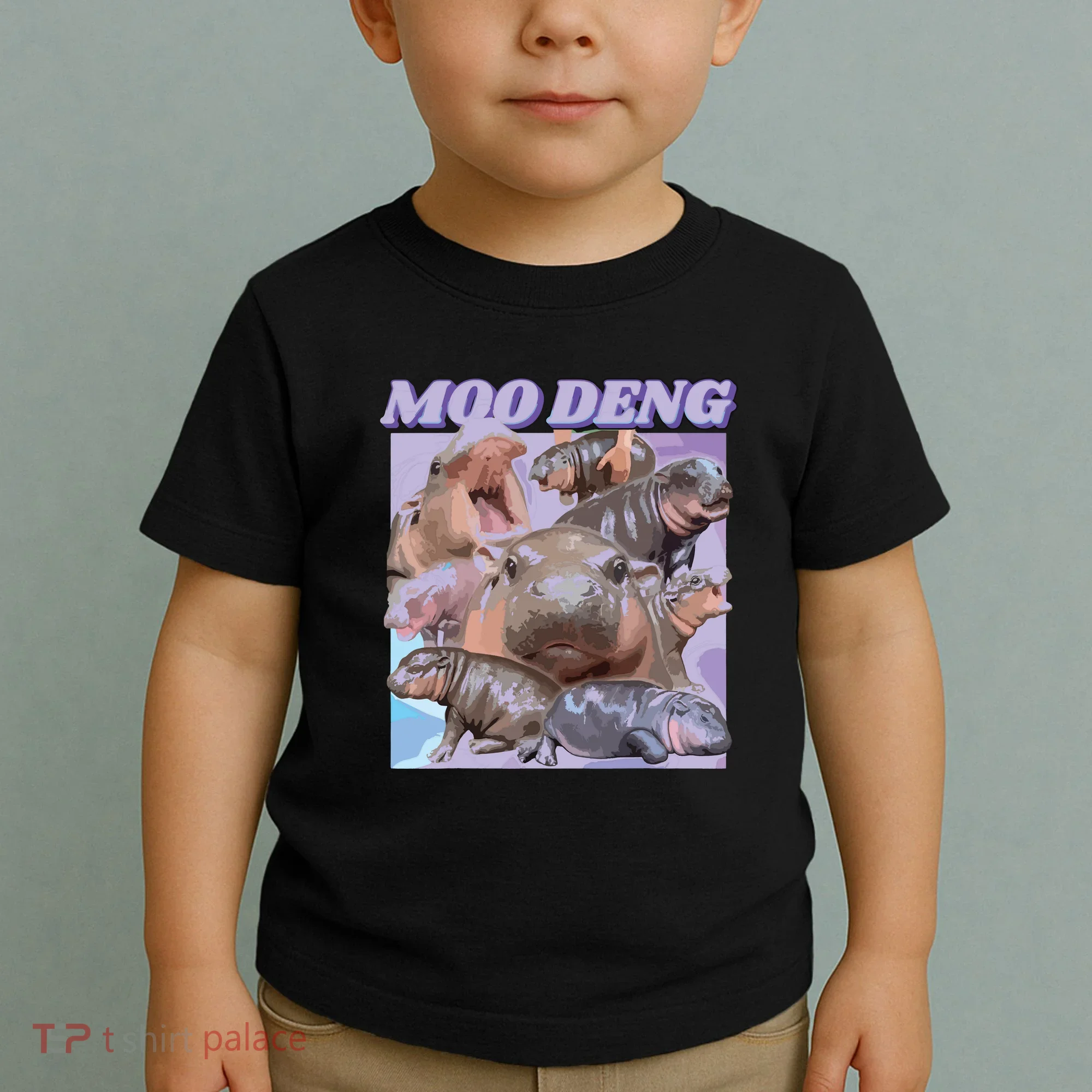Baby Hippo Moo Deng Toddler T-Shirt