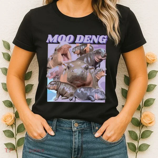Baby Hippo Moo Deng Women's T-Shirt