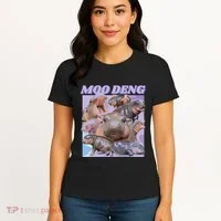 Baby Hippo Moo Deng Women's T-Shirt thumb 4