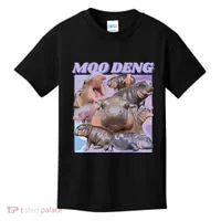 Baby Hippo Moo Deng Kids T-Shirt thumb 0