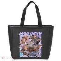 Baby Hippo Moo Deng Tote Bag thumb 0