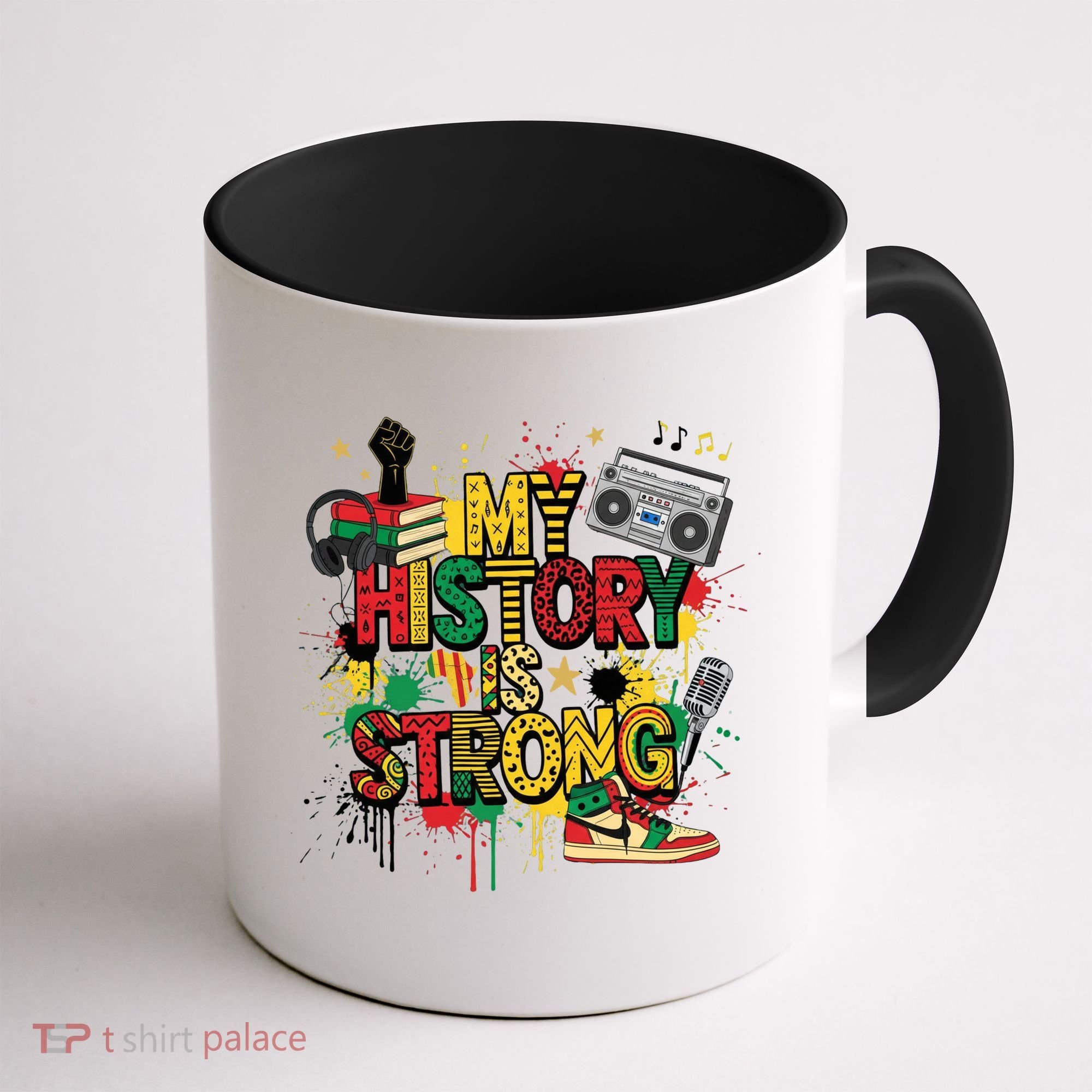 Black History Month Collage Coffee Mug