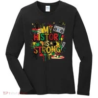 Black History Month Collage Women's Long Sleeve Shirt thumb 0