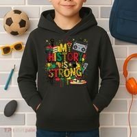 Black History Month Collage Kids Hoodie thumb 2