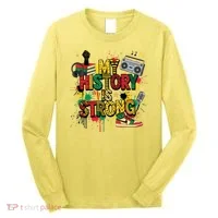 Black History Month Collage Long Sleeve Shirt thumb 0