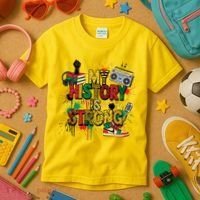 Black History Month Collage Kids T-Shirt thumb 3