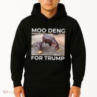 Baby Hippo Moo Deng Picks Trump President Hoodie thumb 2