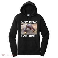 Baby Hippo Moo Deng Picks Trump President Women's Hoodie thumb 0