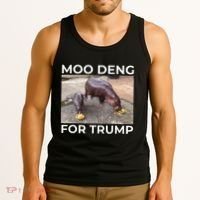 Baby Hippo Moo Deng Picks Trump President Tank Top thumb 3