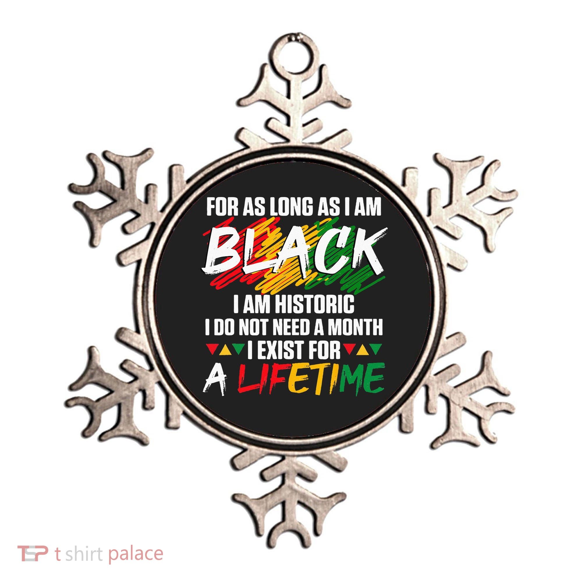 Black History Month For As Long As I Am Black I Am Historic Ornament