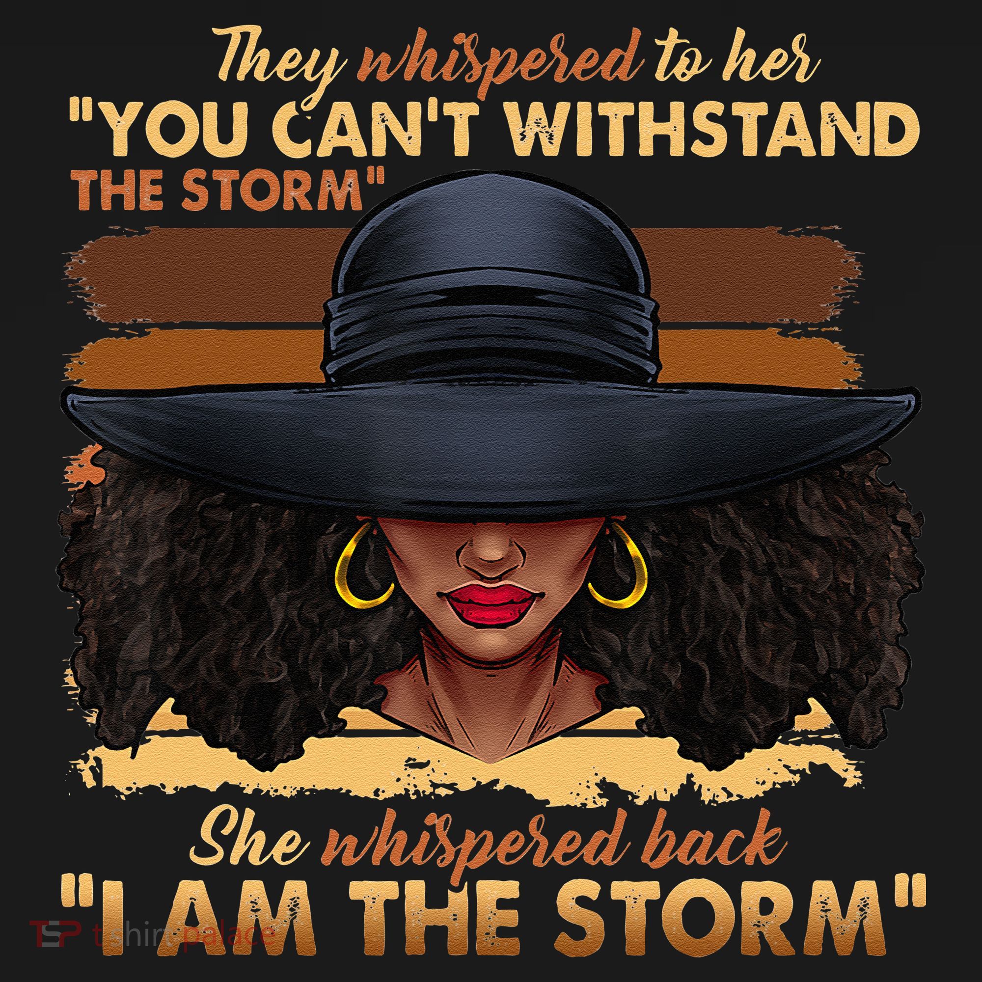 Black History Month African Woman Afro I Am The Storm Sweatshirt