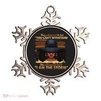 Black History Month African Woman Afro I Am The Storm Ornament thumb 0