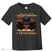 Black History Month African Woman Afro I Am The Storm Toddler T-Shirt thumb 0