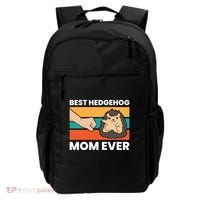 Best Hedgehog Mom Ever Love Hedgehogs Gift Backpack thumb 0